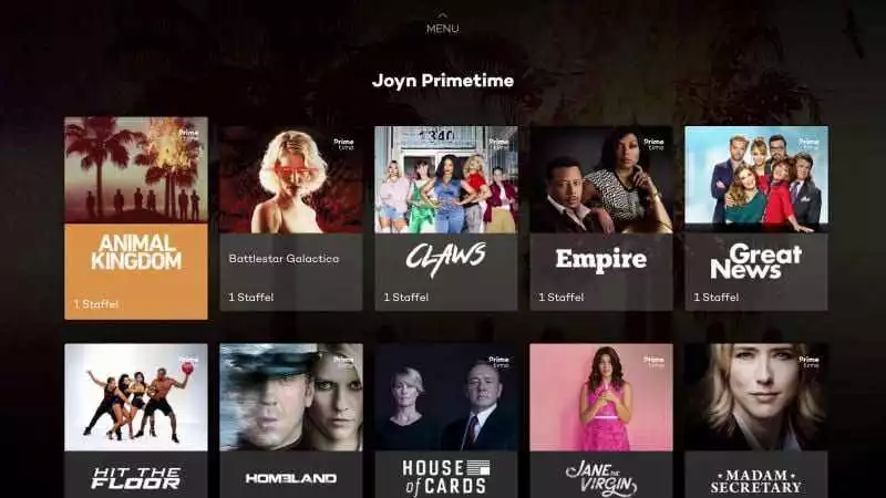 Joyn Primetime Mediathek