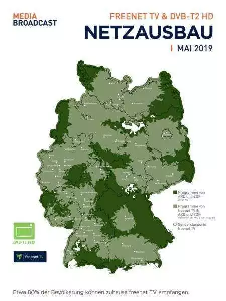 Freenet TV Ausbaustand