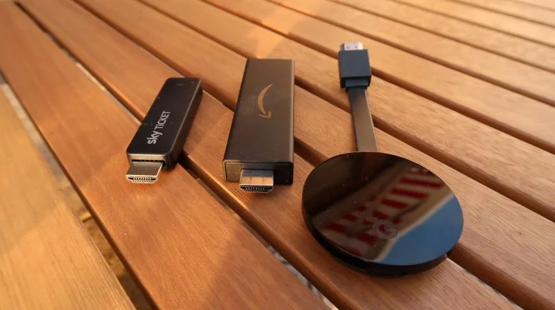Sky Ticket TV Stick, Amazon Fire TV Stick und Google Chromecast