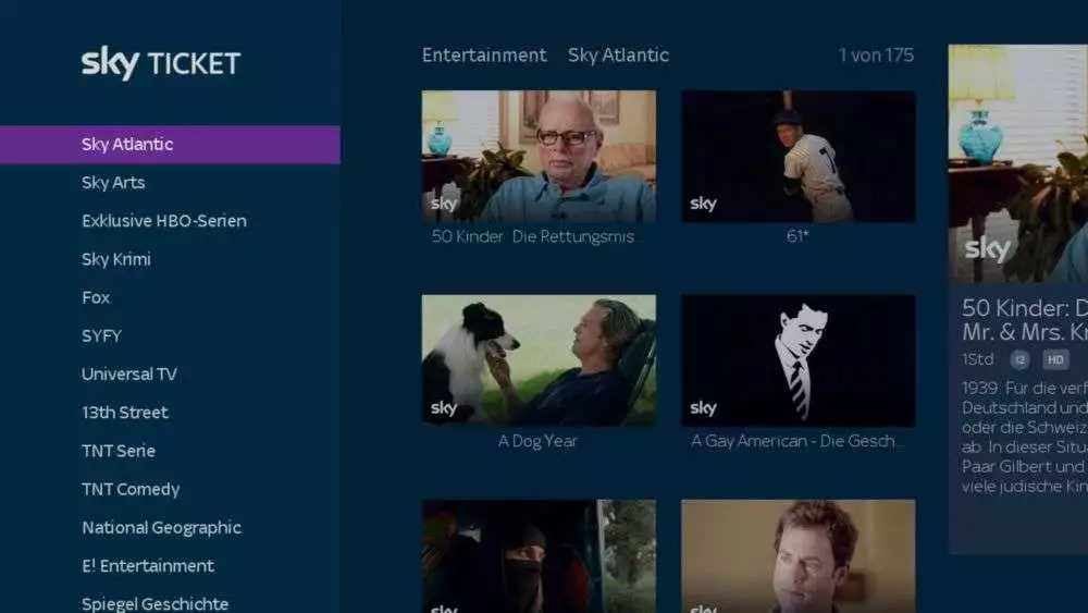 Netflix vs. Sky Ticket