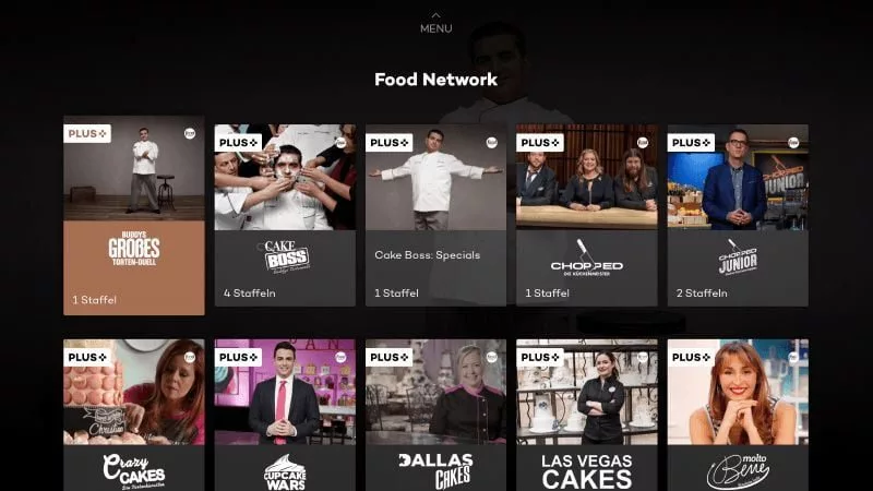 Food Network in der Joyn Mediathek