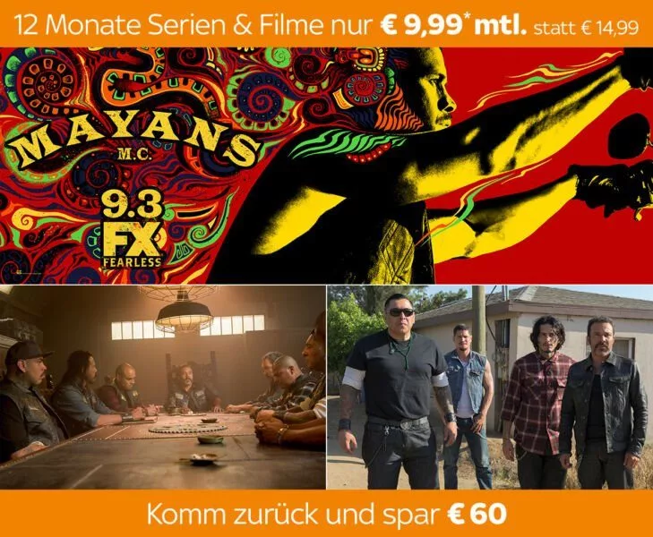 Rückholangebot 12 Monate Sky Serien & Filme
