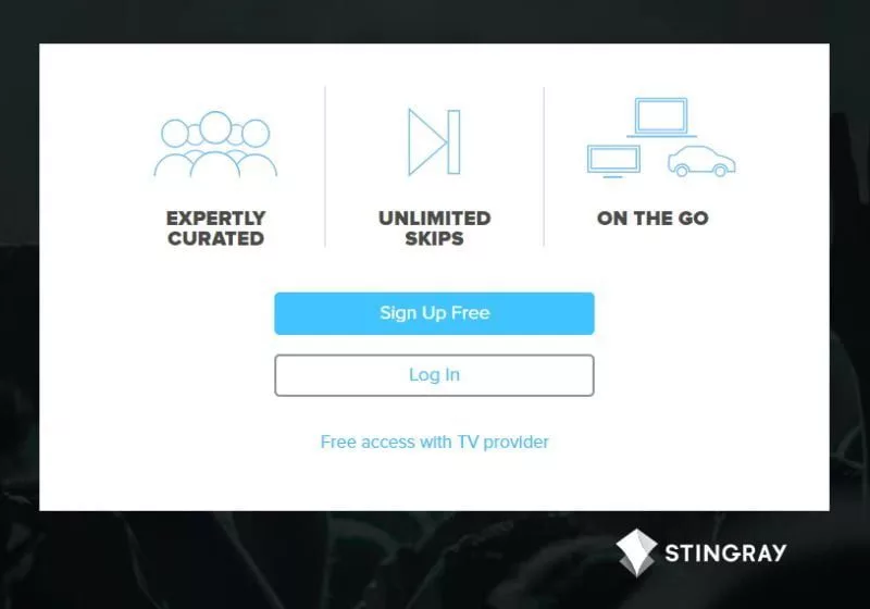 Sign Up Free Stingray