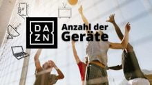 DAZN Anzahl Geräte