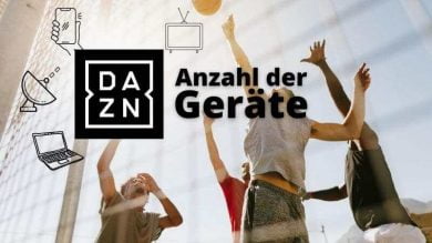 DAZN Anzahl Geräte