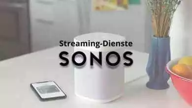Sonos Streaming Dienste