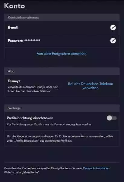 Disney+ kündigen