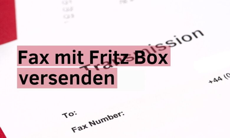 Fax mit Fritz Box