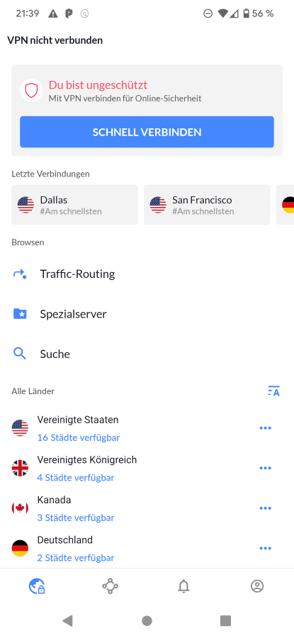 NordVPN Android App