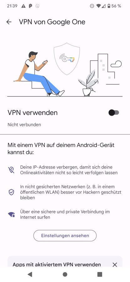 VPN Google One