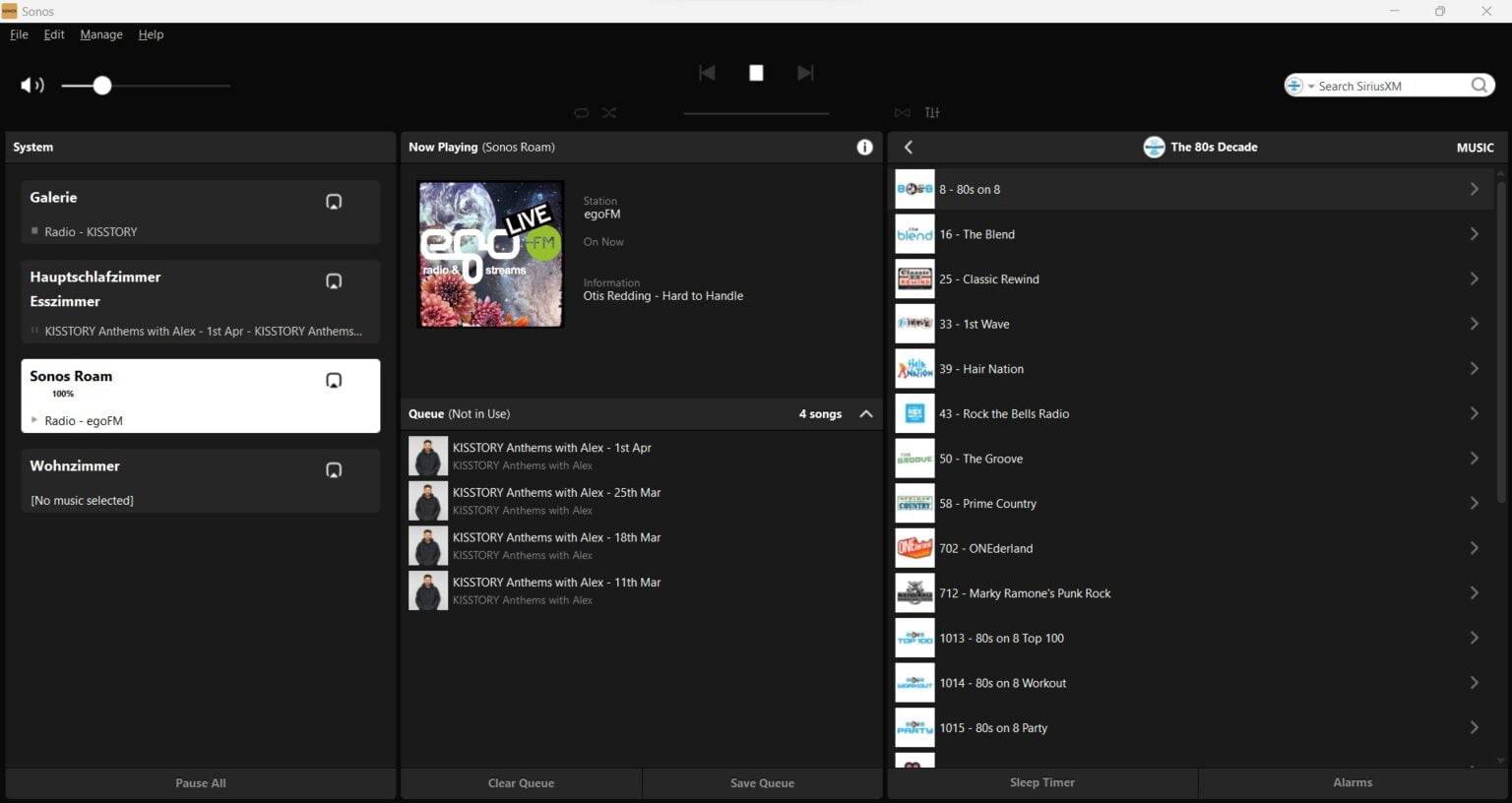 SiriusXM Xtra Channels bei Sonos matthesv.de