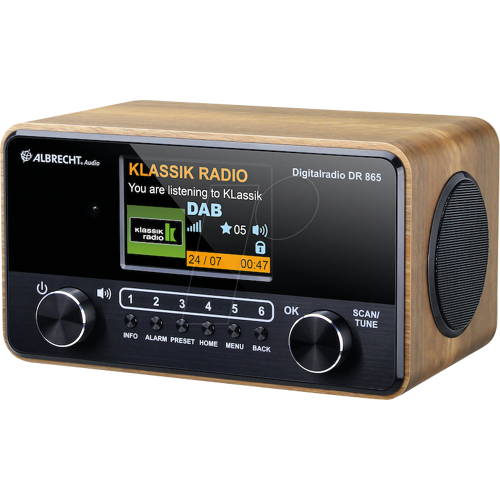 ALBRECHT DR865 - Digitalradio DAB+/UKW