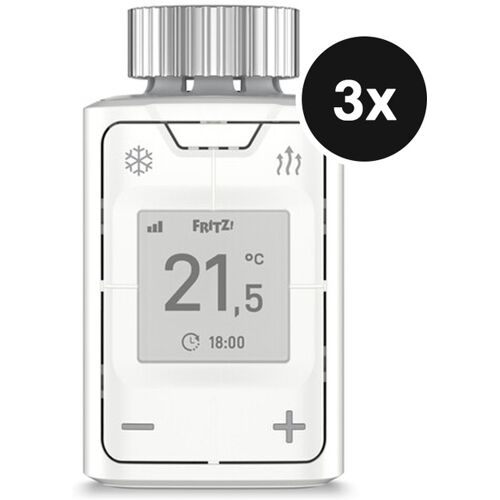 AVM FRITZ! FRITZ!Smart Thermo 302 - Heizkörperthermostat - 3er-Set