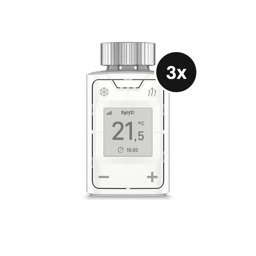 AVM FRITZ! FRITZ!Smart Thermo 302 - Heizkörperthermostat - 3er-Set