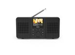 HAMA Digitalradio (DAB+) "Digitalradio (DAB+, Internetradio, Bluetooth RX, App)", schwarz, B:23,5cm H:12,5cm T:8cm, Radios