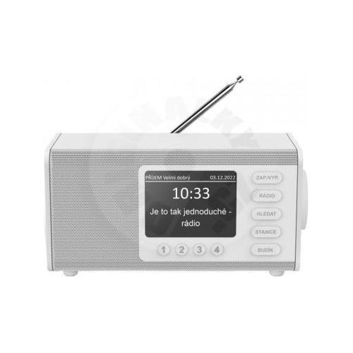 Hama Digitalradio DR1000, FM/DAB/DAB+, weiß