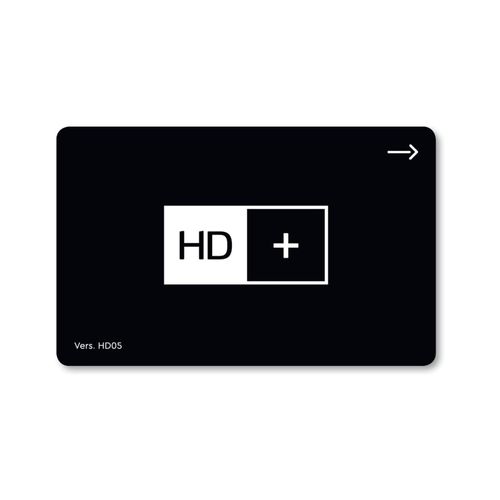 HD+ Karte, CA, Sat-TV, 12 Monate HD+ Sender-Paket, 25 HD-Sender